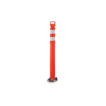 Cortina Safety Products Delineator Post, Polyethylene, 42 in Height, 10, Orange 03-746ABC-CH